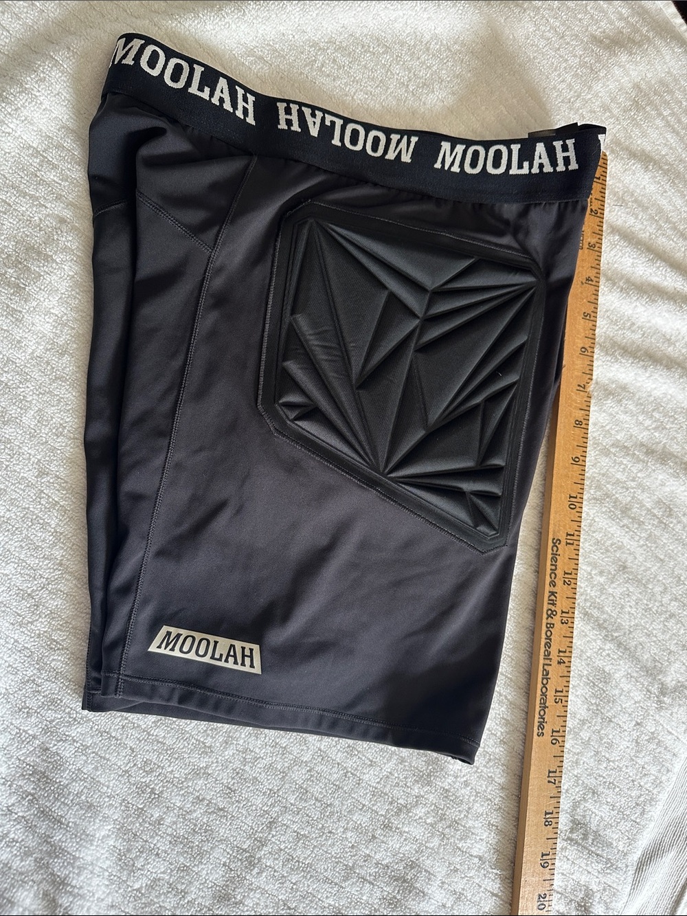 Moolah woman’s Black Athletic Shorts with Padded Panels
